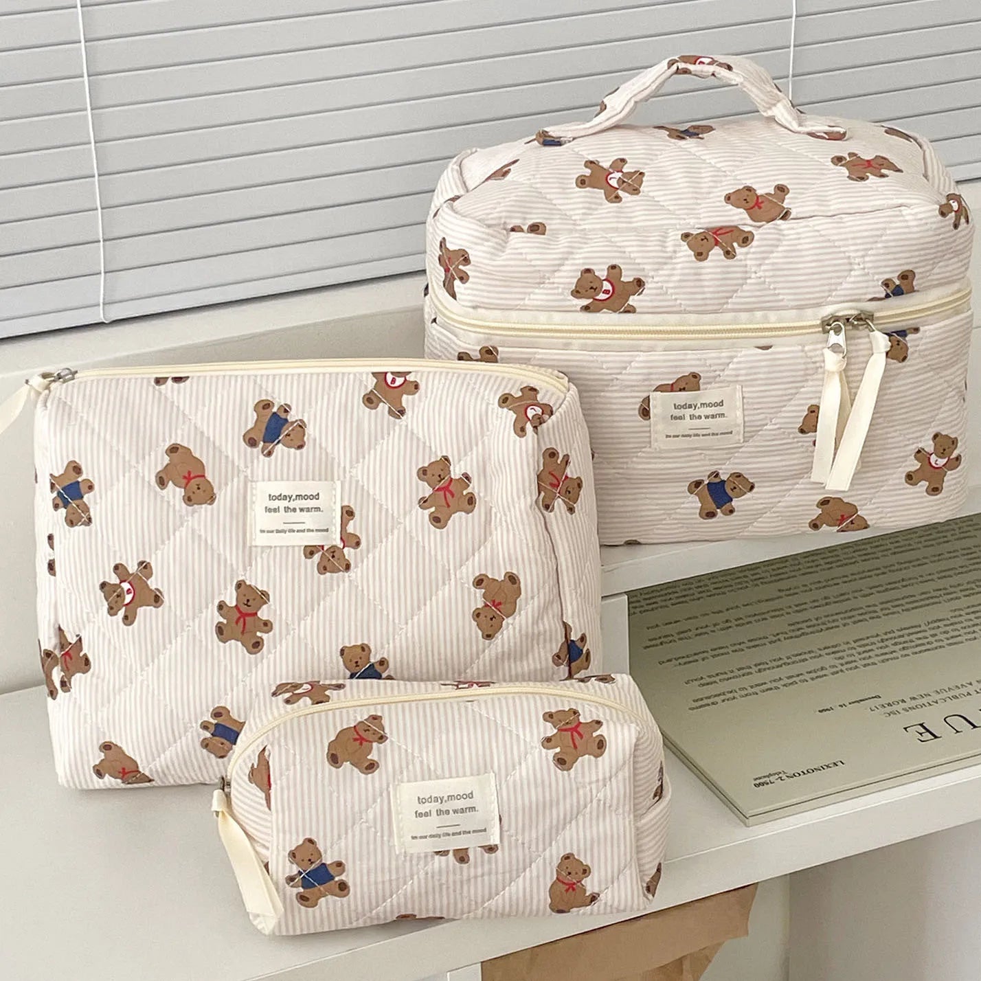 Pochette Cosmétique LumiFace — Rangement Soin Visage