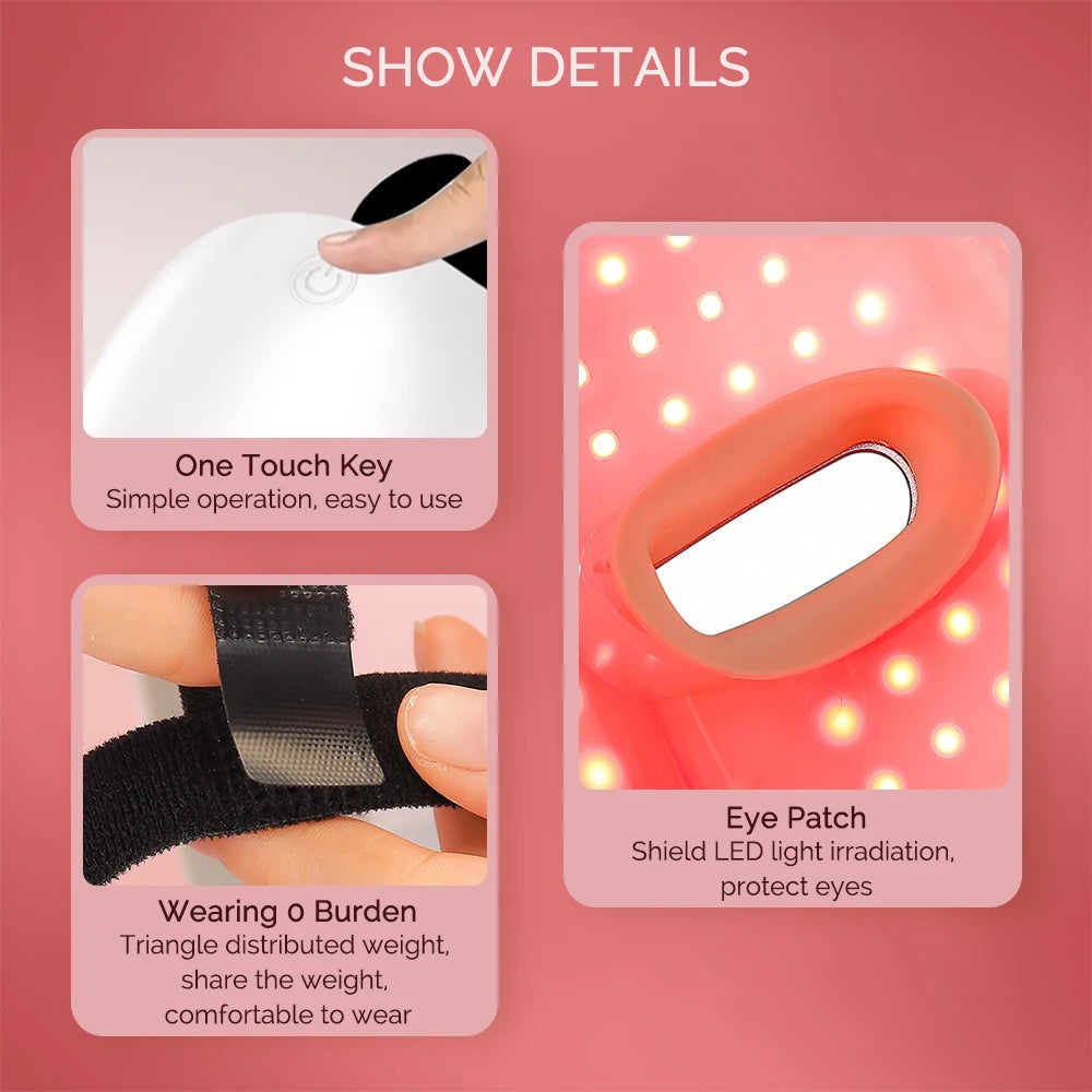 Masque LED Facial LumiFace Pro — 7 Modes
