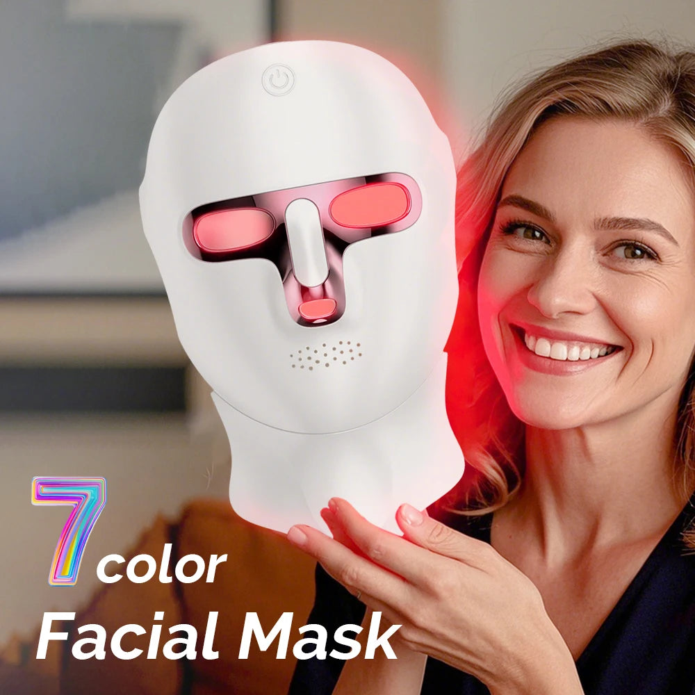 Masque LED Facial LumiFace Pro — 7 Modes